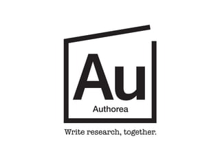 Authorea
Write research, together.
 