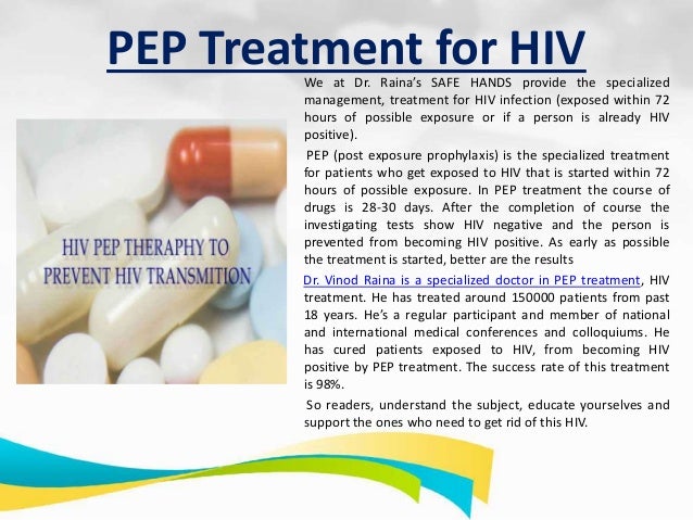 Pep for hiv treatment