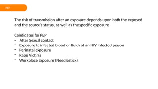 Comprehensive Overview of PEP and ARV in HIV Management and Care | PPTX