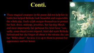 P epic convention of the rape of the lock | PPTX