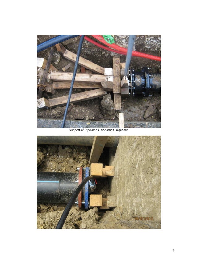 Hydrostatic pressure testing of PE pipelines (handbook) as per EN805 PDF