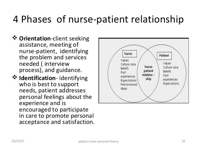 phases of nurse-patient relationship peplau