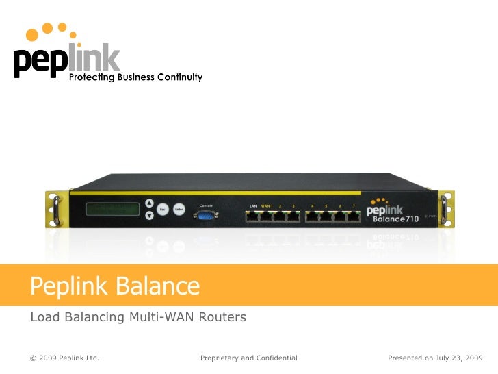 peplink balance 710 datasheet