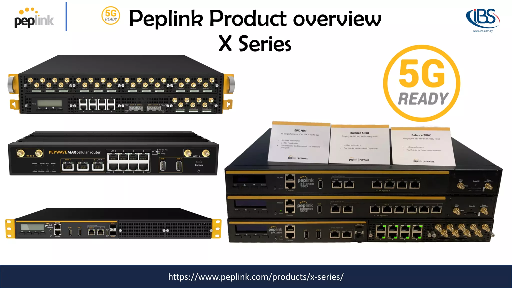 https://www.peplink.com/products/x-series/
Peplink Product overview
X Series
 