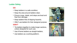 Working at height safety training PPT for construction | PPTX