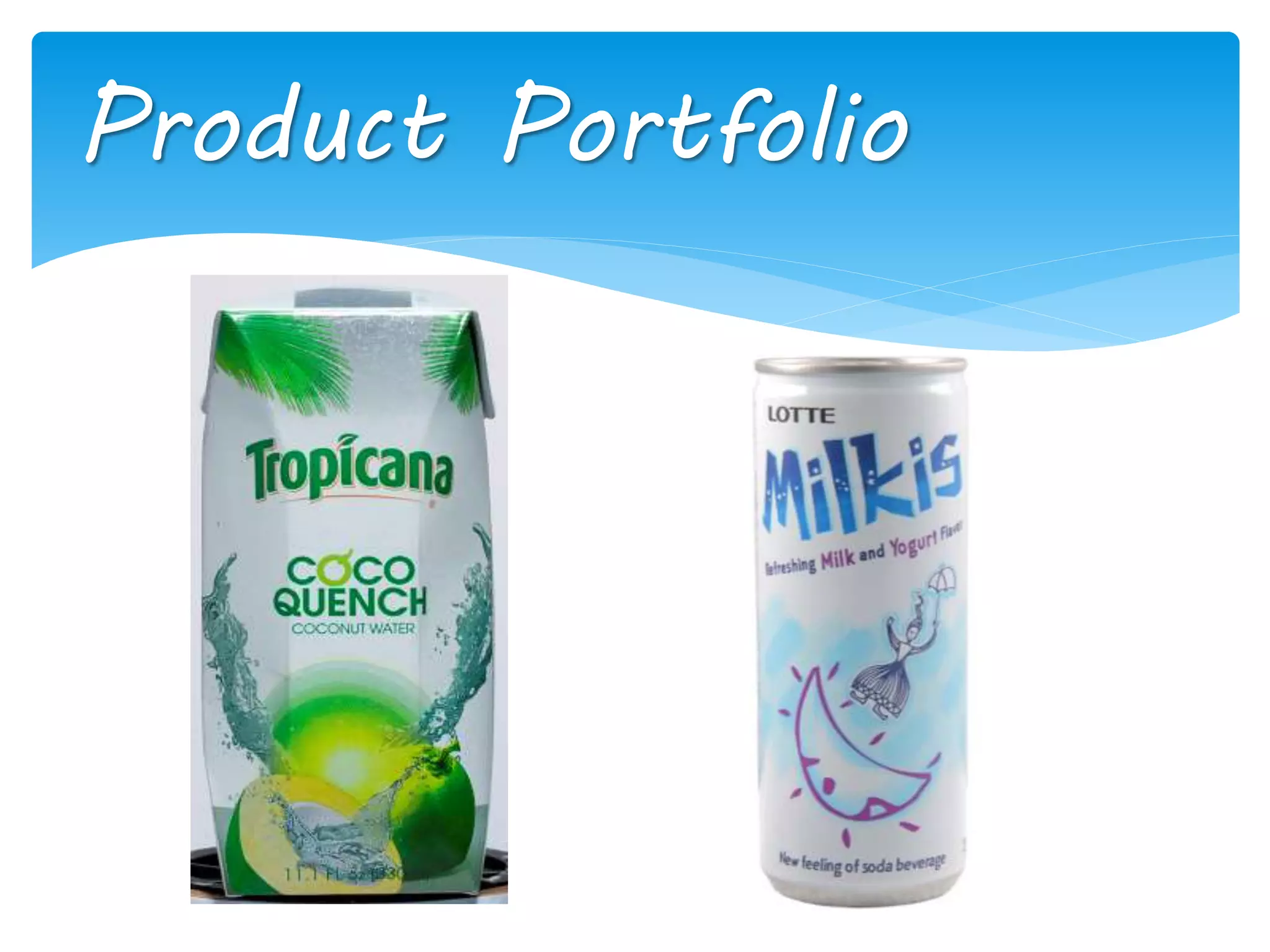 Product Portfolio
 