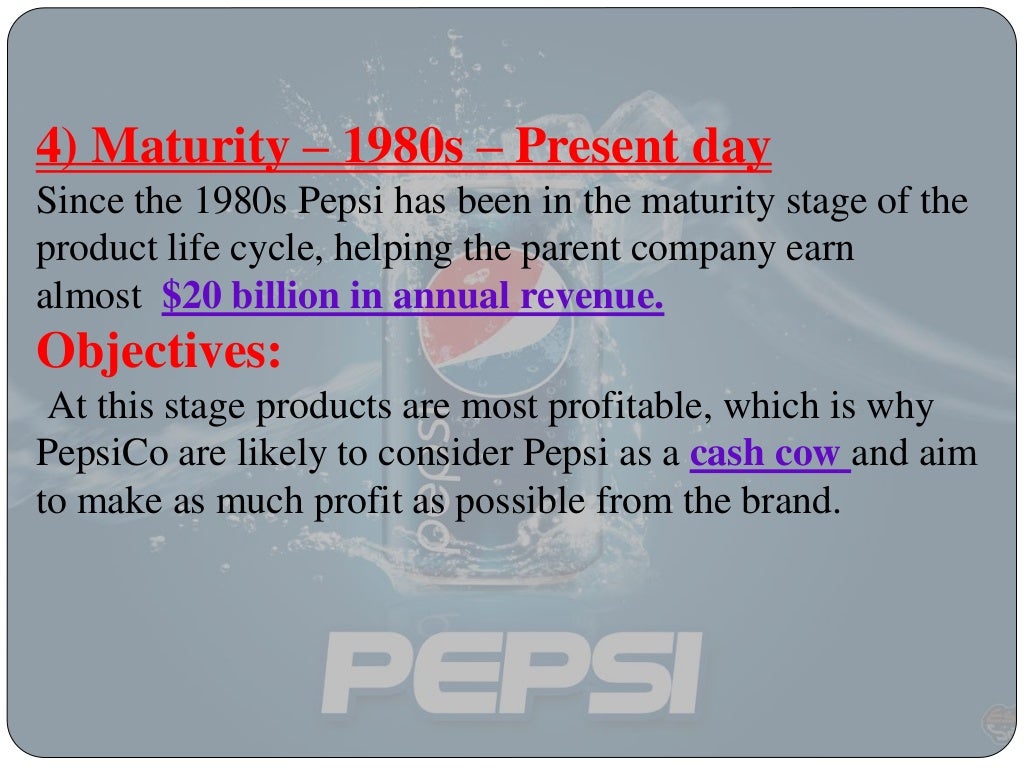case study on product life cycle of pepsi