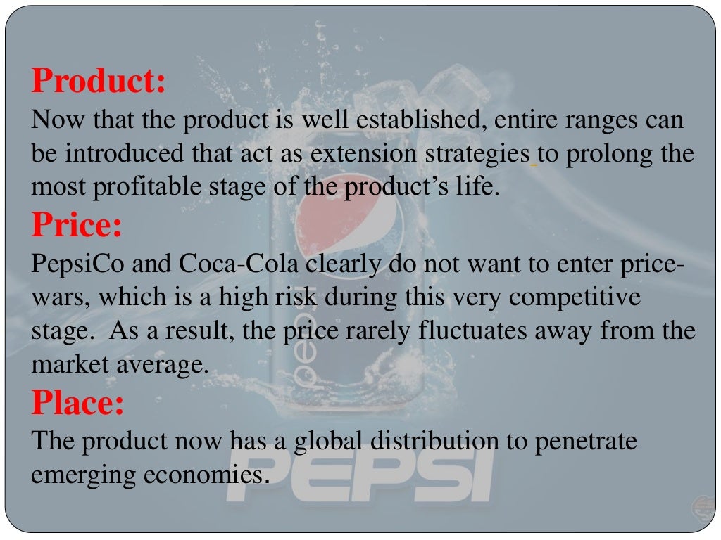 case study on product life cycle of pepsi