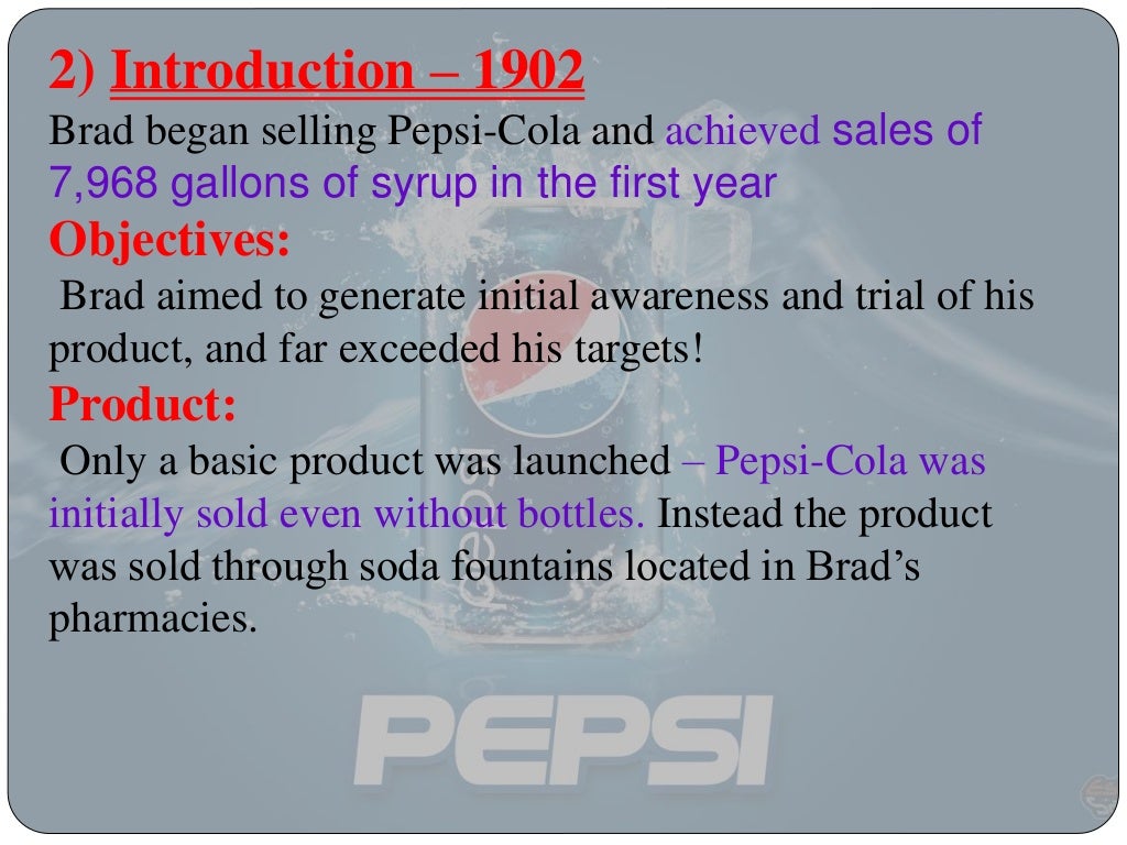 case study on product life cycle of pepsi