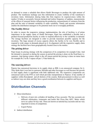 pepsi-logistics.pdf | Logistics | Business