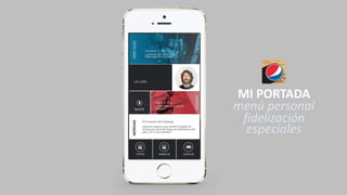 MI PORTADA
menú personal
fidelización
especiales
 
