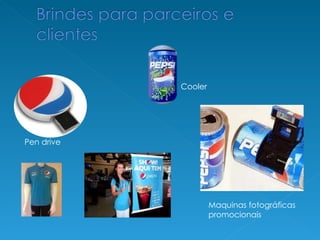 Pen drive Cooler Maquinas fotográficas promocionais 