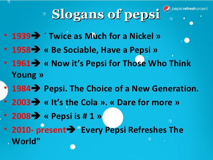 Case study marketing strategy pepsi