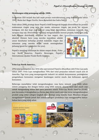 PepsiCo dan Inovasi Produk: Dari Minuman Manis hingga Air Infus