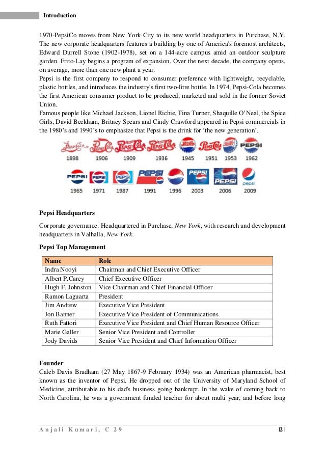 Pepsi com brand marketing website case study picture