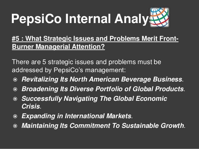 pepsico diversification strategy case study