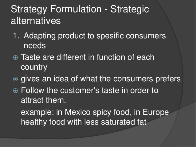 Diversification strategy case study