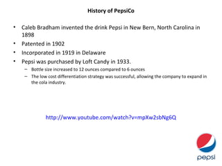Pepsi Inventor Pepsi co presentation | PPT