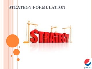 STRATEGY FORMULATION
 