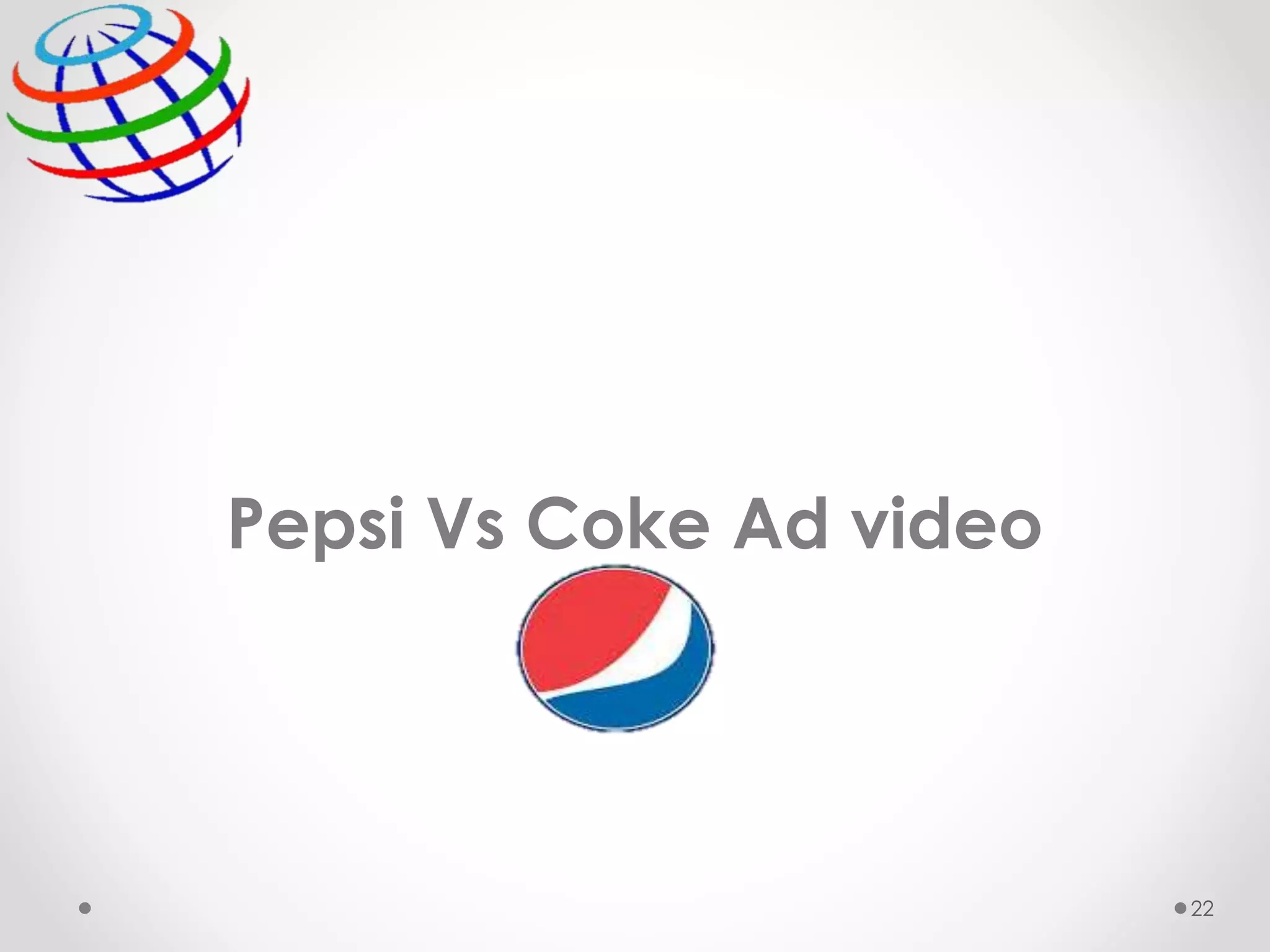 Pepsi Vs Coke Ad video
22
 
