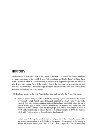 ADVERTISING BUDGET OF PEPSI CO IN INDIA