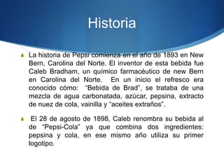 Pepsi Inventor Pepsi historia | PPTX