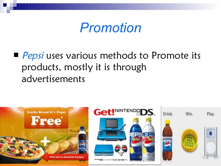 pepsi marketing mix marketing mix example