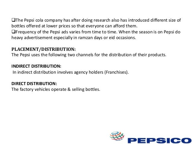 questionnaire on distribution channel of pepsi questionnaire on distribution channel of pepsi