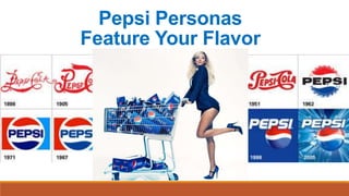 Pepsi Personas
Feature Your Flavor
 