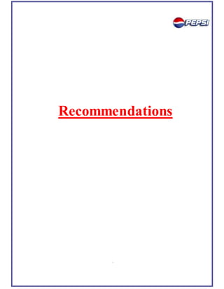 8
6
Recommendations
 