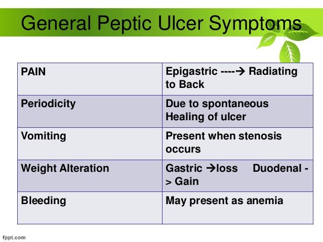 Peptic ulcer