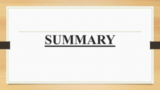 SUMMARY
 