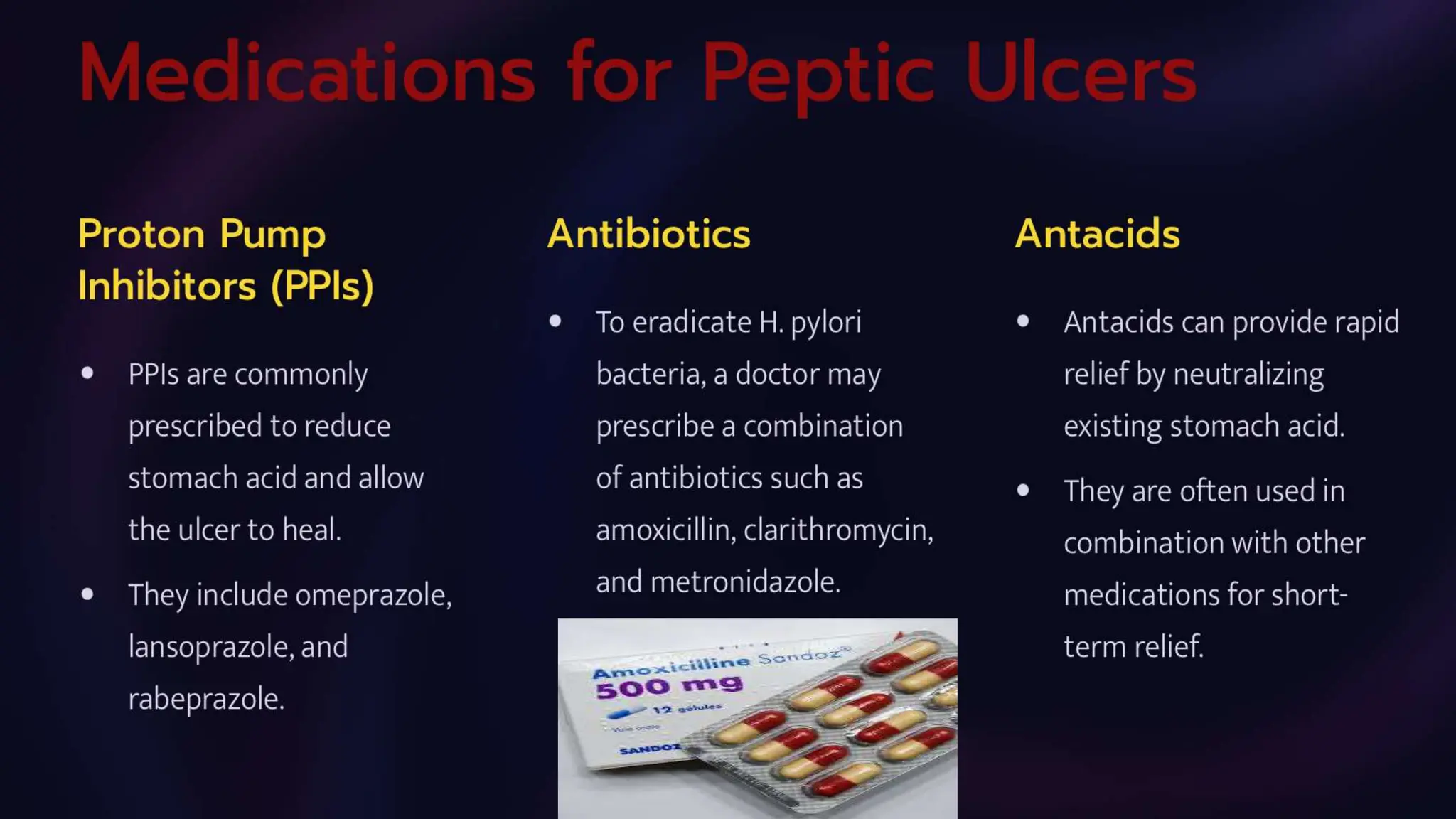 peptic ulcer(gastric, duodenal stress ulcers ppts | PPTX