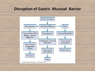 Disruption of Gastric Mucosal Barrier
 