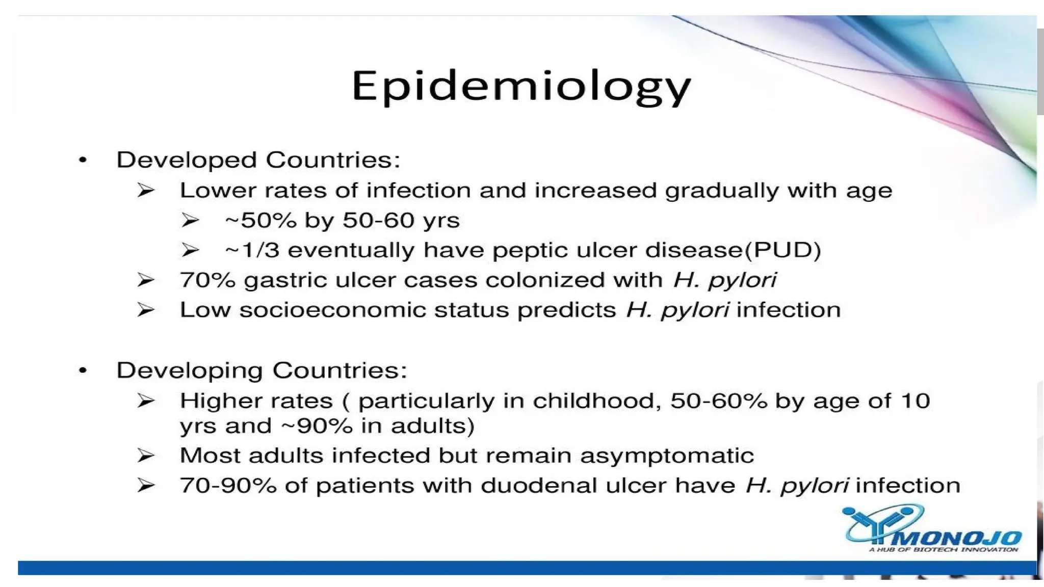 EPIDEMIOLOGY
 