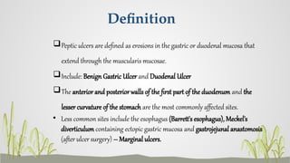 PEPTIC ULCER DISEASE (PUD) | PPTX
