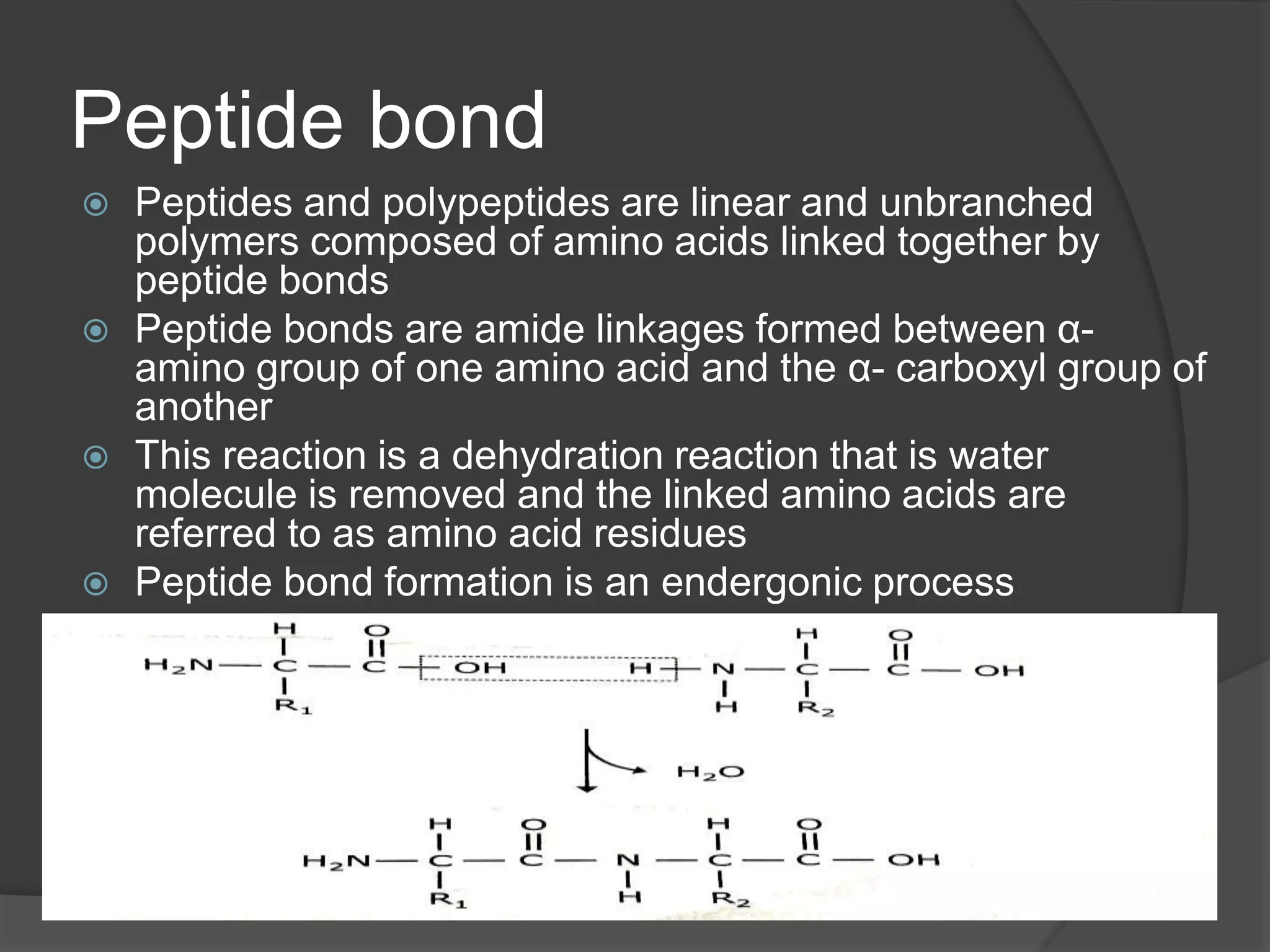 Peptide and polypeptide, protein structure.pptx