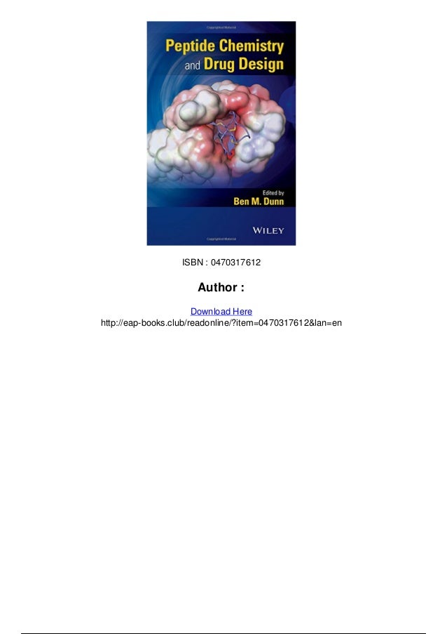 Peptide Chemistry And Drug Design Pdf