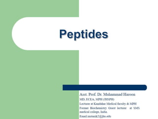 Peptides (Biochemistry)