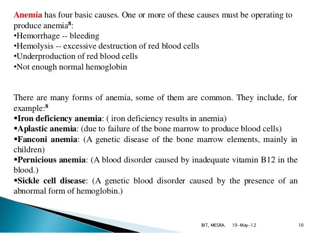 Peptides in anemia