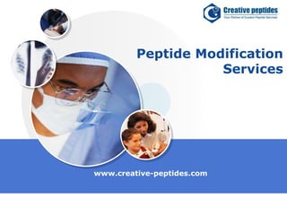 LOGO
Peptide Modification
Services
www.creative-peptides.com
 