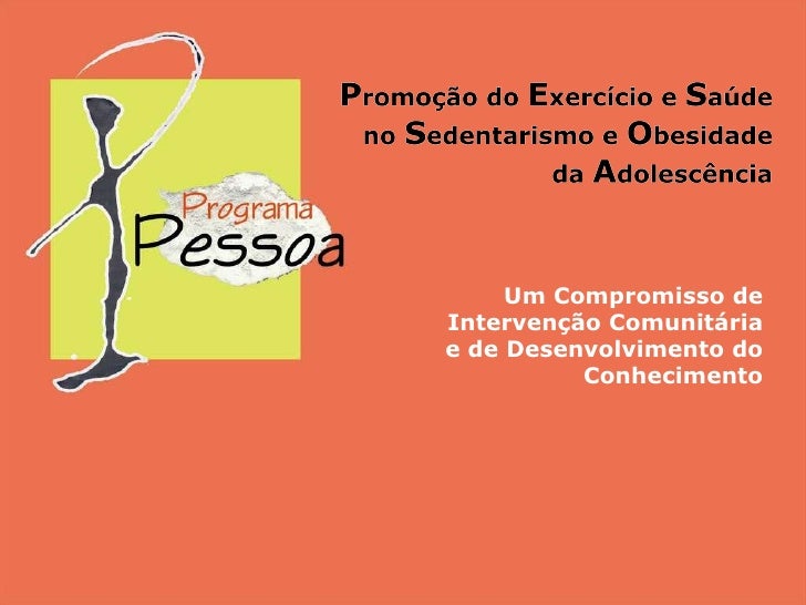 Um Compromisso de Intervenção Comunitária e de Desenvolvimento do Conhecimento 