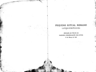 Pequeno ritual-romano-latino-portugues-1958-qrx nk2zk99a