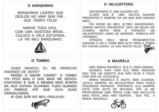 Pequenos textos para leitura