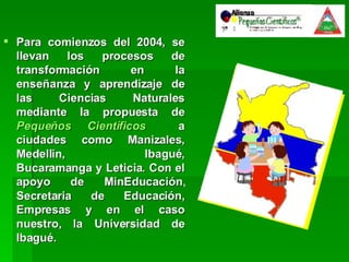 Pequeños Científicos