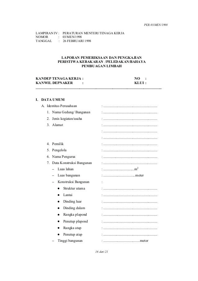 Per 03 men-1998-tentang-tata-cara-pelaporan-dan 