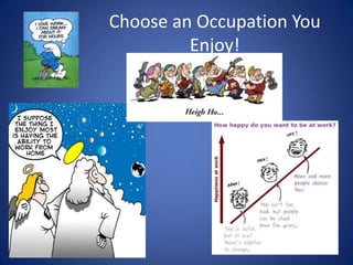 Choose an Occupation You
         Enjoy!
 