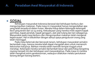 Peradaban Awal Indonesia Dan Dunia