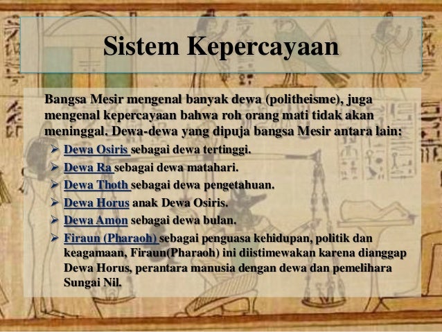 Peradaban Mesir Kuno