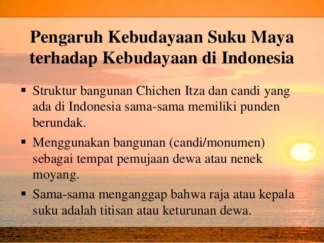 Sejarah - Peradaban Suku Bangsa Maya
